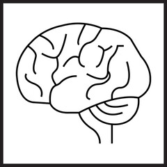 Brain icon desigbn