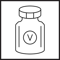 Vitamin icon desigbn
