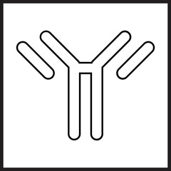 Antibody icon desigbn