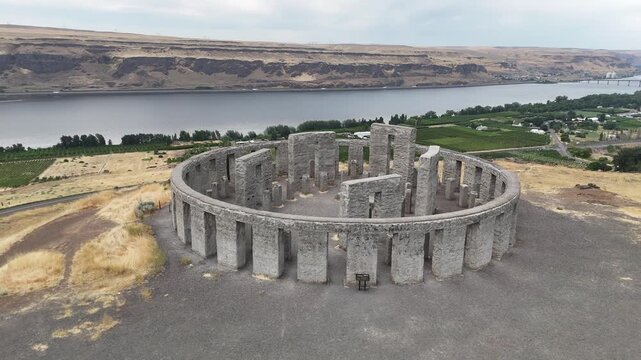 Stonehenge Memorial Overlooking Columbia river
