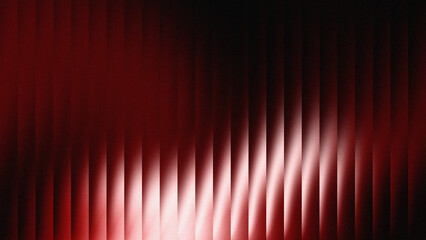Glass effect red gradient background on black background with evenly distributed noise grains on the surface