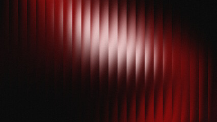 Glass effect red gradient background on black background with evenly distributed noise grains on the surface