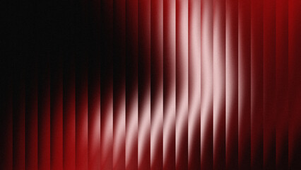 Glass effect red gradient background on black background with evenly distributed noise grains on the surface
