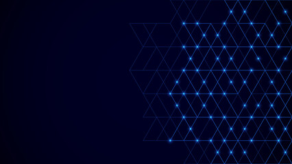 Creative idea of modern design with abstract geometric background. Minimalistic texture with triangles pattern