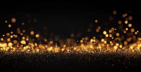 輝くゴールドの光イメージ　背景素材