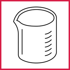 Beaker icon desigbn