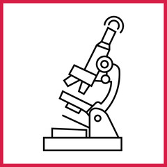 Microscope icon desigbn