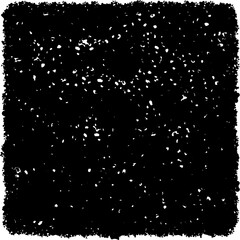 Abstract Black and White Speckled Texture With Tiny White Dots Scattered Across A Dark Field With A Rough Edged Frame Ideal For Graphic Design Backgrounds And Artistic Projects