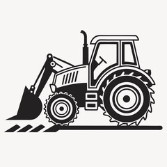 Tractor with bucket