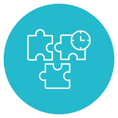 Obraz premium Puzzle Icon