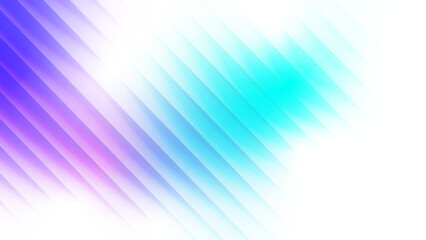 Abstract gradient of blue purple cyan color with refracted strips of glass effect. Trendy ribbed texture isolated on white background. Vector graphic design elements.