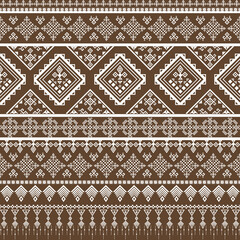 Geometric ethnic oriental tribal, traditional, aztec, ornarment, emboidary pattern vector illustration