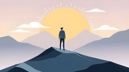 Rise Again sunrise new me for journey