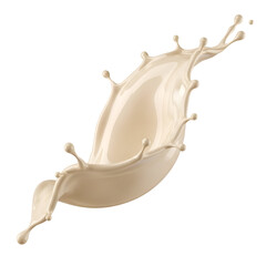 milk splash isolated on white background