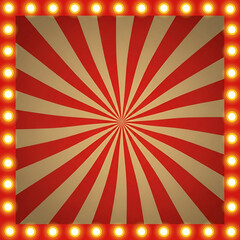 circus red background 