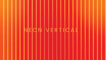 Abstract vertical neon lines gradient isolated on white background