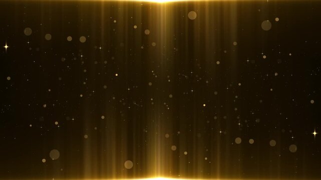 Golden Awards Night Particles Trailer Titles Cinematic Openers Luxury Intro Background Loop