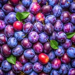 Fresh Plums - A Vibrant and Colorful Fruit Display.