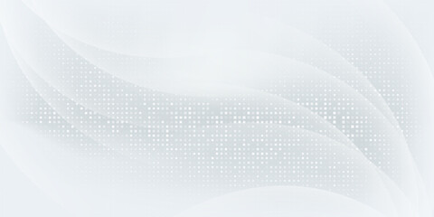 Minimalist white background with abstract design