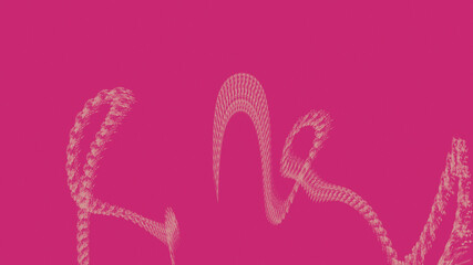 Abstract pink background with swirling light trails in a soft, ethereal glow, creating a sense of movement and energy