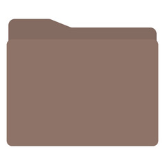 Folder Icons for Desktop, Pink and Beige, Neutral Icons, DARK BEIGE
