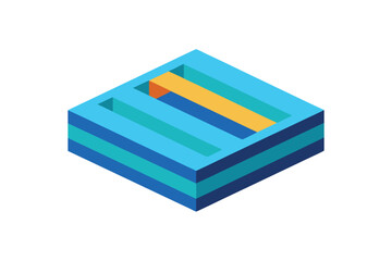 Vector file with abstract geometric shapes and lines in a modern design