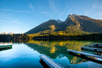 Lake Hintersee Bavaria  Germany