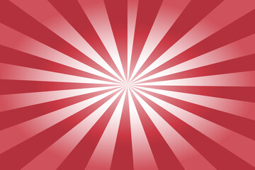 Red and White Radial Burst Background for Creative Design Projects