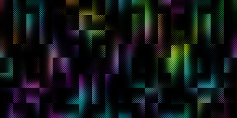 Abstract diamond pattern with golden yellow and dark shading