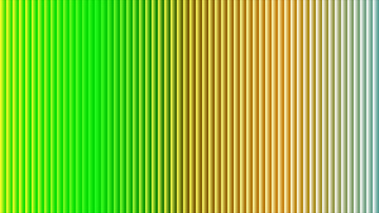 Vertical Gradient Stripes From Bright Green To Orange And Teal abstract background