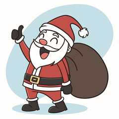 Jolly Santa Thumbs Up