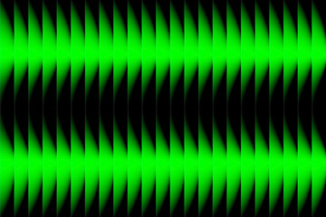 Green Waveform Pattern. Horizontal Abstract Symmetrical Stripes with Visual Rhythm. Modern futuristic texture suitable for tech design, wallpaper, cover, poster, banner, brochure, website, flyer