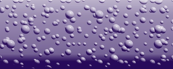 a dreamy cascade of lavender spheres in a subtly shaded gradient field