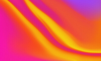 Hot Pink and Orange Neon Abstract Gradient Wallpaper
