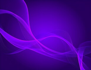 Fototapeta premium A vibrant, flowing, abstract design featuring waves of pink and purple on a dark background