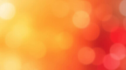 Orange and red gradient bokeh background