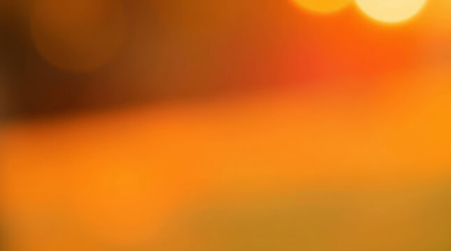 Orange gradient bokeh background