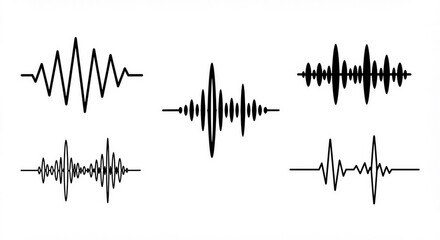 vector illustration of an abstract music background