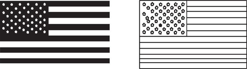 Stag or Deer Silhouette Icon Vector Graphic Set for Logo Design and Branding