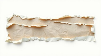 ripped element set of torn paper edges isolated with clipping path on background. torn paper texture, ripped of paper designs set  