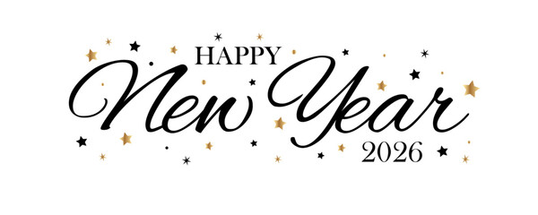Happy New Year 2026 Greeting Card Background