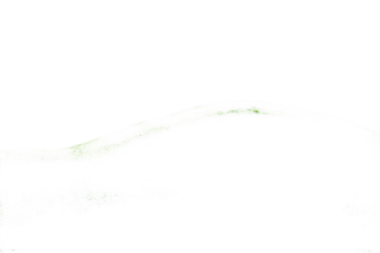 Faint green smudge on a transparent background