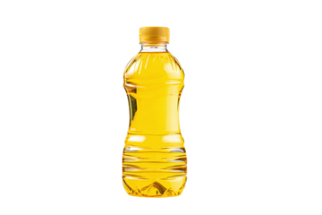 Bottle of sunflower oil, a healthy cooking ingredient