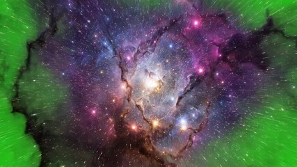 Cosmic Expansion Sequence with dynamic nebula expanding and contracting effect space dust and nebula effects style featuring nebula,