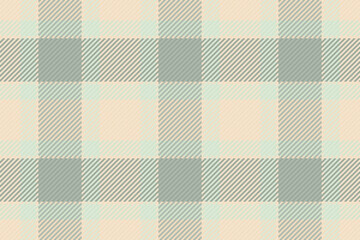 Scratch background plaid fabric, tailor check tartan seamless. Artistic vector pattern textile texture in light and grey colors.