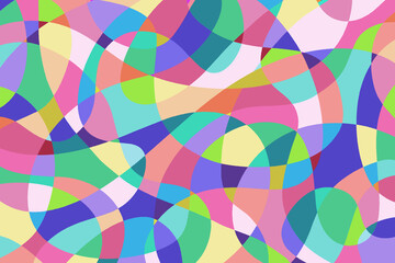 曲線のモザイク 2 1-17