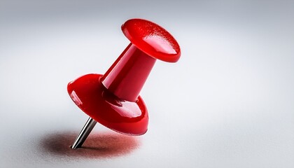 Red Drawing Pin On Transparent Background Red Push Pin Red Thumbtack Mockup