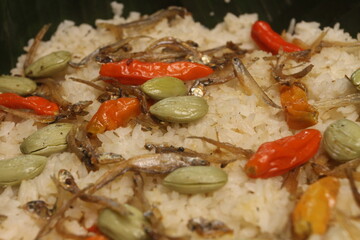 indonesia cuisine, nasi liwet