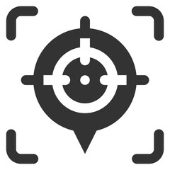 Obraz premium Target location icon