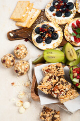 Healthy vegan dessert concept.